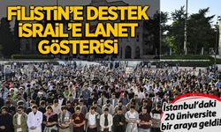 İstanbul'daki 20 üniversiteden Filistin'e destek