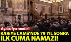 Kariye Camii'nde 79 yıl sonra ilk cum namazı kılındı
