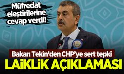 Bakan Tekin'den CHP'nin müfredat eleştirilerine cevap: İdeolojik...
