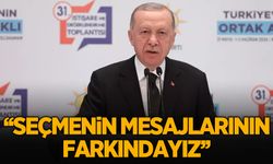 Cumhurbaşkanı Erdoğan: Seçmenin bize ulaştırdığı mesajların farkındayız