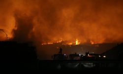 Aydın'daki kağıt fabrikasında çıkan yangına müdahale sürüyor