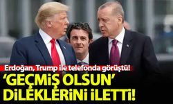 Erdoğan, Trump ile telefonda görüştü! 'Geçmiş olsun' dileklerini iletti...