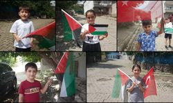 Bingöl'de kalbi büyük küçüklerden 'Gazze'de çocuklar ölmesin' yürüyüşü
