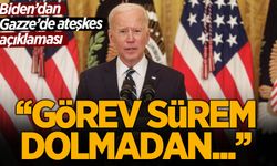 ABD Başkanı Biden'dan Gazze'de ateşkes açıklaması