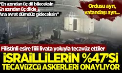 İşgalci İsrail'de halkın yüzde 47'si tecavüzcü askerleri onaylıyor