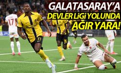 Galatasaray, devler ligi yolunda ağır yara!