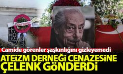 Genco Erkal'ın cenaze namazının kılındığı camiye Ateizm Derneği çelenk gönderdi