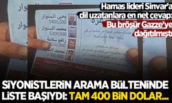 Hamas lideri Sinvar'a dil uzatanlara en net cevap: Sinvar, İsrail'in arama bülteninde liste başıydı