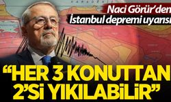 Naci Görür: 'Her 3 konuttan 2'si yıkılabilir, milyonlarca kişi risk altında'