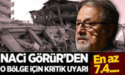 Prof. Dr. Naci Görür 'eli kulağında2 diyerek uyardı: En az 7.4...