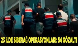 23 İlde Siberağ-5 operasyonları: 54 gözaltı