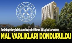 Terörle bağlantılı kişilerin mal varlıkları donduruldu