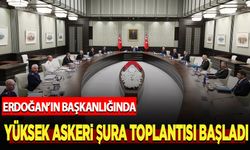 Cumhurbaşkanı Erdoğan başkanlığındaki Yüksek Askeri Şura toplantısı başladı