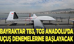 Bayraktar TB3 SİHA'nın TCG Anadolu gemisinde testlerine başlanacak