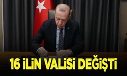 Valiler Kararnamesi ile 16 kente yeni vali atandı