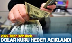 2025-2027 OVP'sinde dolar kuru hedefi açıklandı!