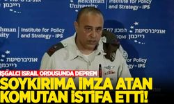 Soykırıma imza atan İsrailli komutan istifa etti