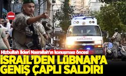 İsrail'den Lübnan'a geniş çaplı saldırı