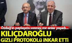 Kılıçdaroğlu 'gizli protokolü' inkar etti! Özdağ'ın paylaşımı sonrası zor anlar yaşadı...