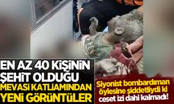 Siyonizm barbarlığın da ötesinde! Mavesi katliamında bombardımanın şiddeti cesetleri eritti