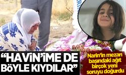 Narin'in mezarı başında dehşet uyandıran ağıt: 'Havin'ime de böyle kıydılar'