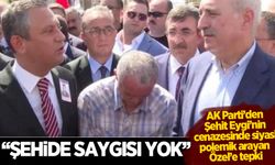 CHP lideri Özel, Şehit Eygi'nin cenazesinde siyasi polemik aradı!