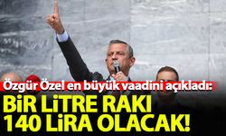 Özgür Özel en büyük vaadini açıkladı: Bir litre rakı 140 lira olacak