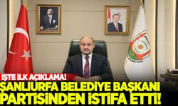 Şanlıurfa Büyükşehir Belediye Başkanı Kasım Gülpınar partisinden istifa etti