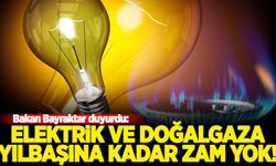 Yılbaşına kadar elektriğe ve doğalgaza zam yok!