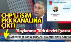 CHP'li isim PKK'nın kanalına çıktı! Altyazıda 'Soykırımcı Türk Devleti' devleti...