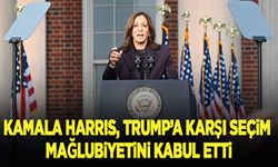 Kamala Harris, Trump'a karşı seçim mağlubiyetini kabul etti