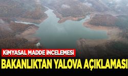 Bakanlıktan Yalova'daki su güvenliği incelemesine ilişkin açıklama