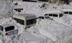 Kar kalınlığı 2 metreyi aştı: İlçede hayat durma noktasına geldi