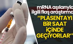 Hamileyken aşı olanlar dikkat: 'mRNA aşıları, plasentayı bir saat içinde geçiyor'