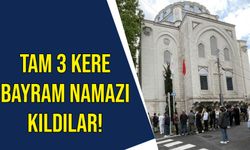 Tokyo'da Bayram namazı üç defa kılındı