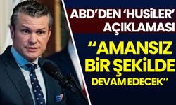 ABD Savunma Bakanı Hegseth, Husilere yönelik saldırılarının devam edeceğini belirtti