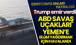 CENTCOM görüntüleri paylaştı! ABD savaş uçakları Trump'ın emriyle havalandı