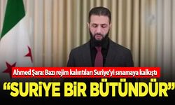 Şara: "Devrik rejim güçlerinin peşini bırakmayacağız"