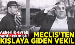 Sahte diploması yakalanan Devlet Bakanı Bahattin Şeker, TBMM'den askere gitmişti