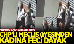 CHP'li meclis üyesi Yusuf Özcan'ın kadını darp ettiği görüntüler ortaya çıktı