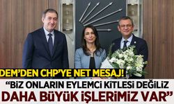 DEM'den CHP'ye net mesaj: Biz onların eylemci kitlesi değiliz