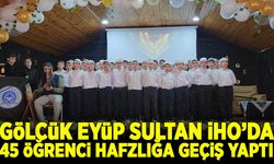 Gölcük Eyüp Sultan İHO’da 45 Öğrenci Hafızlığa Geçiş Yaptı!