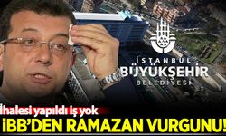 İBB'den Ramazan vurgunu!