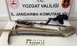 Yozgat'ta izinsiz kazı yapan 2 kişi suçüstü yakalandı