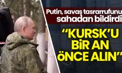 Putin, askeri üniforma ile sahaya indi: Kursk'u bir an önce alın