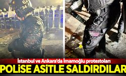 İstanbul ve Ankara'da İmamoğlu protestoları: Polisimize asitle saldırdılar