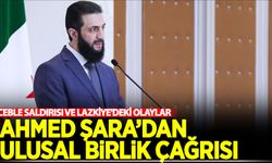 Ahmed Şara’dan 'ulusal birlik' çağrısı