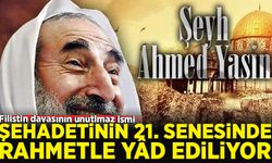 Siyonistlerin korkulu rüyası Şeyh Ahmed Yasin’in şahadet 21. yıldönümü dolayısıyla rahmetle yâd ediliyor.