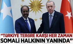 Cumhurbaşkanı Erdoğan, Somali Cumhurbaşkanı Mahmud ile bir araya geldi