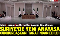 Suriye Anayasa Komitesi, yeni taslağı Cumhurbaşkanı Şara’ya sundu